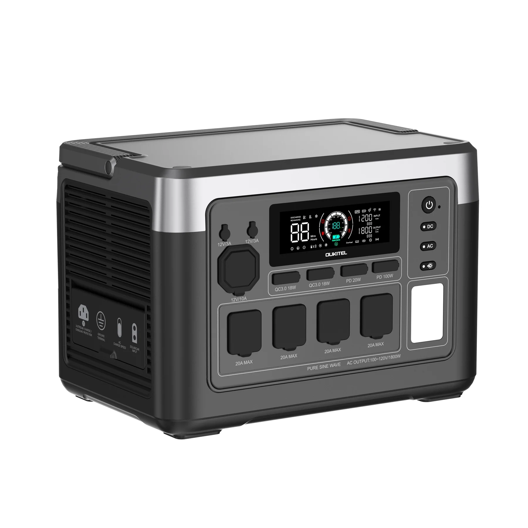 OUKITEL Portable Power Station 1800W-3600W - Image 2