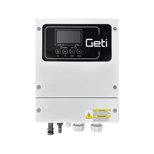 GETI GWH02D saules enerģijas invertors PV ūdens sildīšanai 4000W 230V IP65 ar displeju