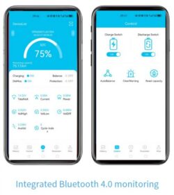 Akumulators GETI LiFePO4 GBL 12.8V, 100-200Ah Smart BMS ar bluetooth un displeju