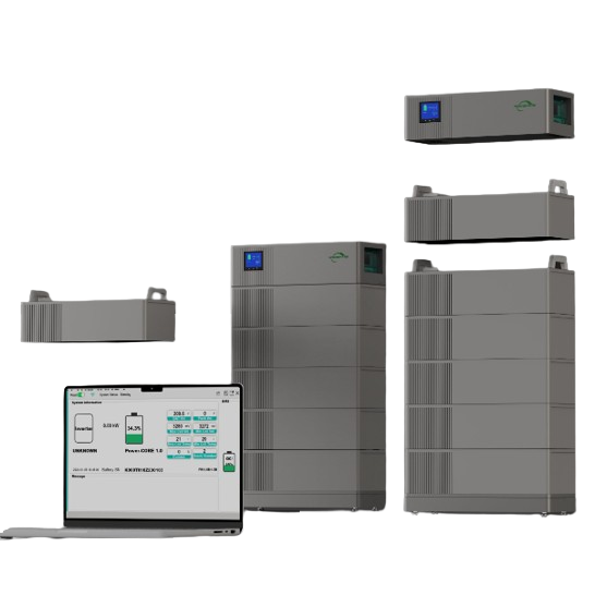 Enershare augstsprieguma akumulators 9,6-25,6 kWh, 3 fāzu HV invertoriem
