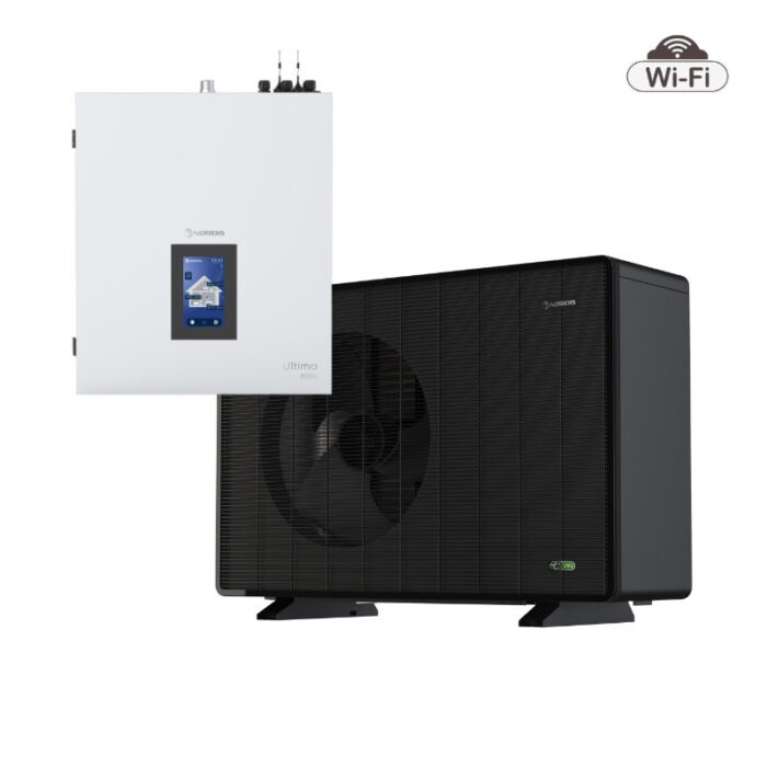 NØRDIS Ultima MONO R290 (6–16 kW) – ūdens līdz +75°C, Nord Pool atbalsts