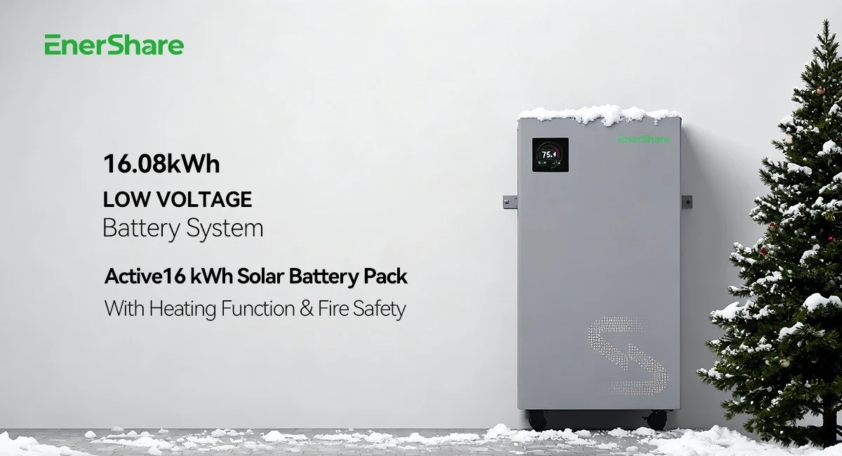 EnerShare LiFePO4 akumulators 16,38 kWh 51,2 V 320 Ah (zema sprieguma) - Image 2