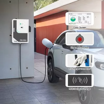 Penoda EV uzlādes stacija PDA (20 kW / 30 kW / 40 kW) – sienas montāža