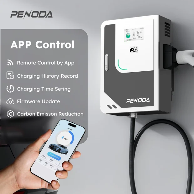 Penoda EV uzlādes stacija PDA (20 kW / 30 kW / 40 kW) – sienas montāža - Image 7