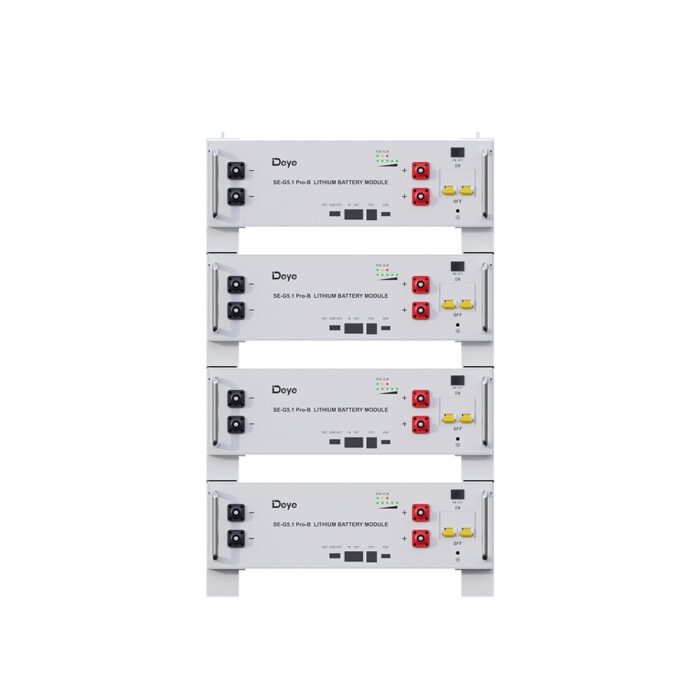 DEYE SE-G5.1 Pro-B LiFePO4 akumulators  5.12 kWh 51,2 V 100 Ah (zema sprieguma)