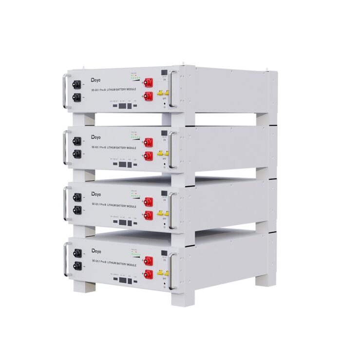 DEYE SE-G5.1 Pro-B LiFePO4 akumulators  5.12 kWh 51,2 V 100 Ah (zema sprieguma)